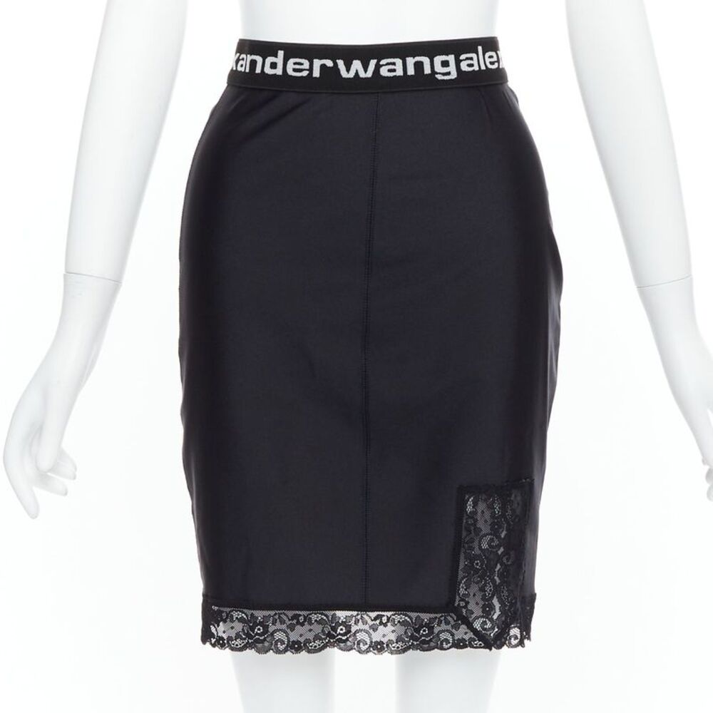T Alexander Wang Lace Trim Mini Skirt